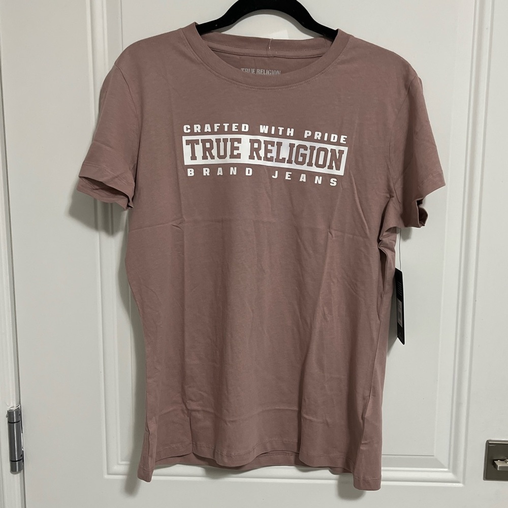 NWT - True Religion Women’s Logo Short Sleeve Tee - Size XL